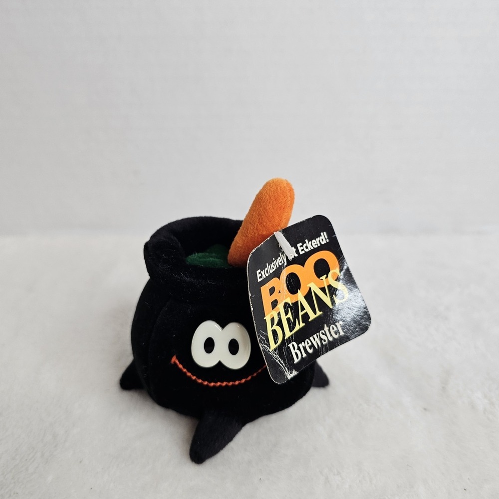 Vintage Boo Beans Brewster Black Pot Stuffed Plush Eckerd Drug Store